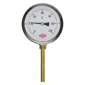 100 10CM ALT 160°C BİMETAL TERMOMETRE